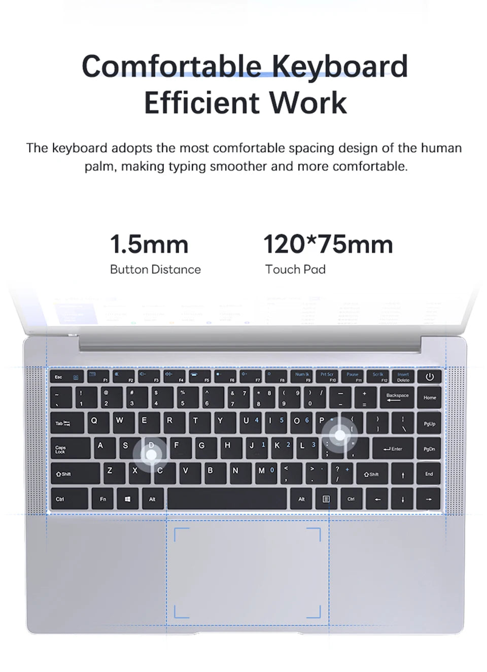 Ordinateur portable Windows 11 Pro Intel Atom A3950