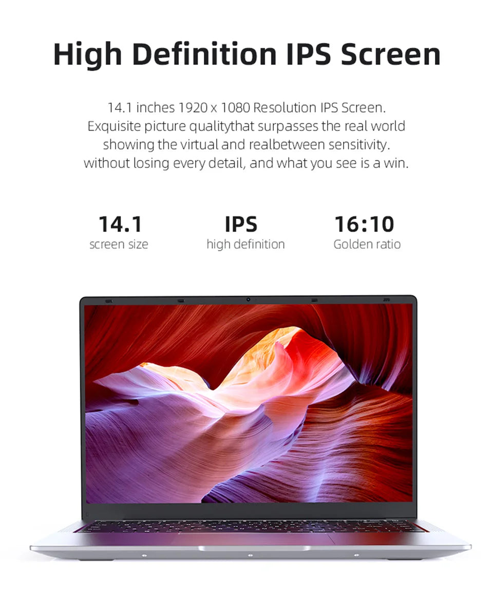 Ordinateur portable Windows 11 Pro Intel Atom A3950
