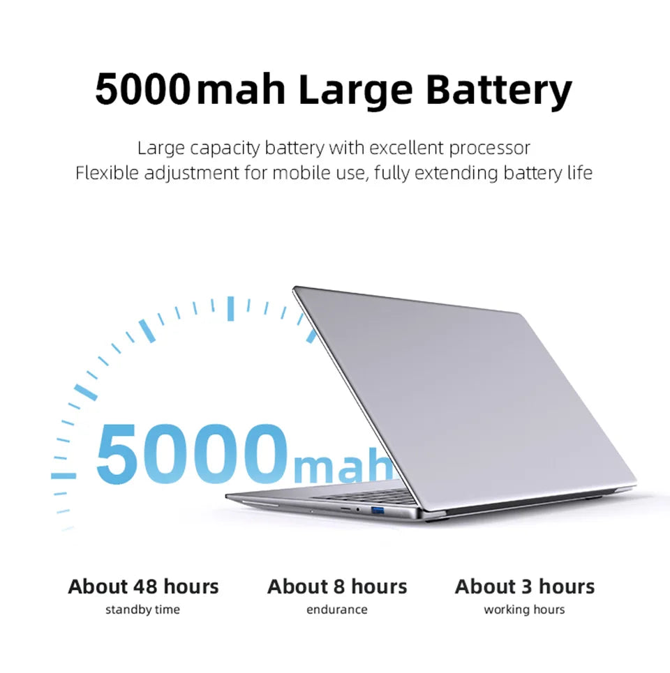 Ordinateur portable Windows 11 Pro Intel Atom A3950