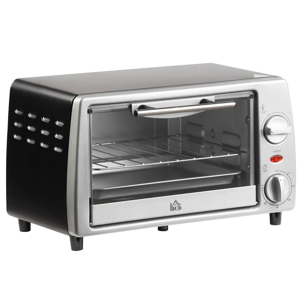 Homcom Four Électrique De Table 10 L 750W Température 230 ℃ 36,5X26X22 cm