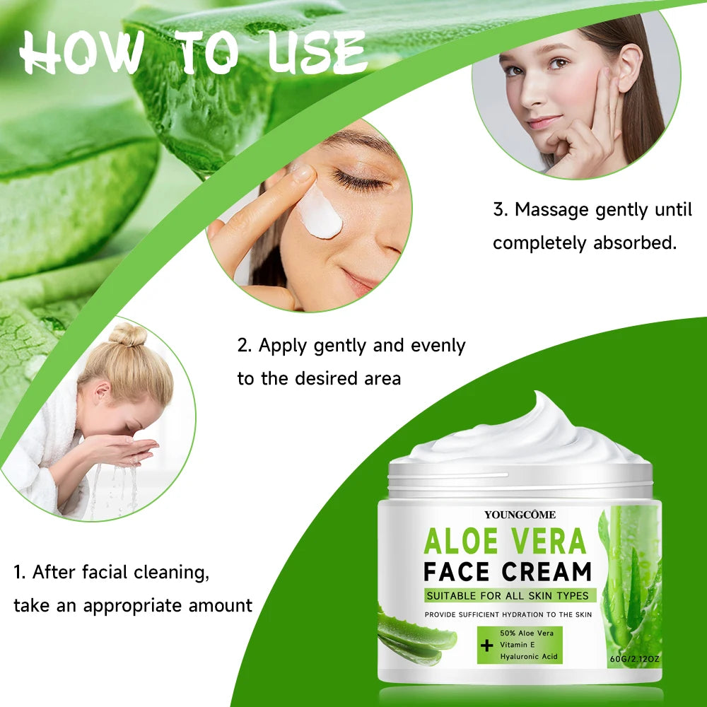 Aloe Vera Hydratant Visage Anti-rides Vieillissement