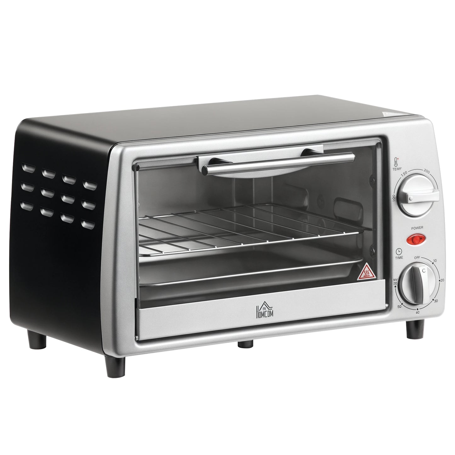 Homcom Four Électrique De Table 10 L 750W Température 230 ℃ 36,5X26X22 cm