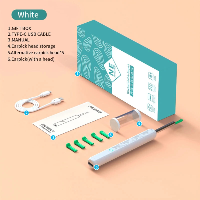Visible Earpick caméra intégré