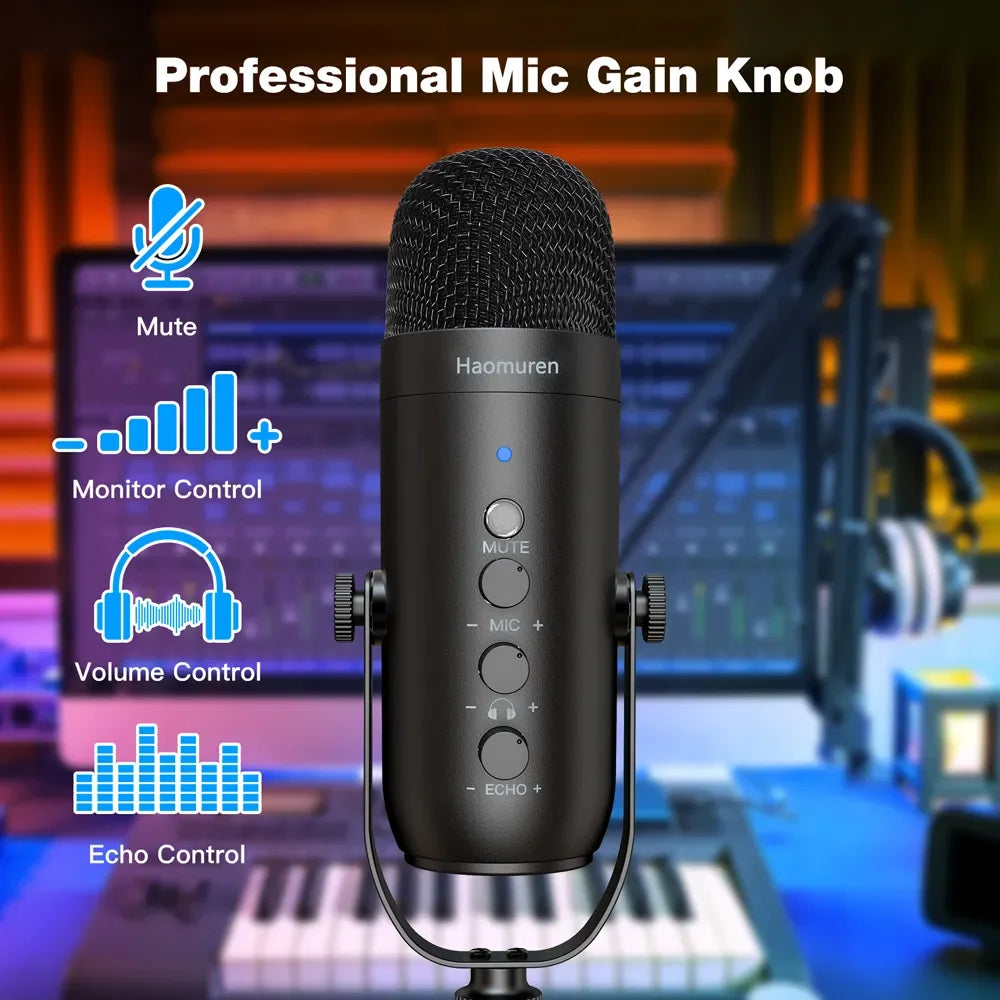 Haomuren Professional Microphone Studio USB